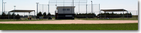 One of the Baseball diamonds at Pioneer Park